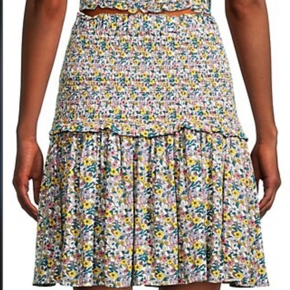 BCBGeneration Floral Skirt Sz M